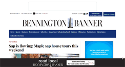 Desktop Screenshot of benningtonbanner.com